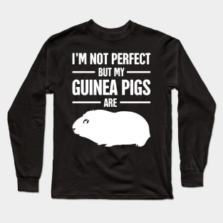 Cute And Funny Pet Guinea Pig Graphic Long Sleeve T-Shirt